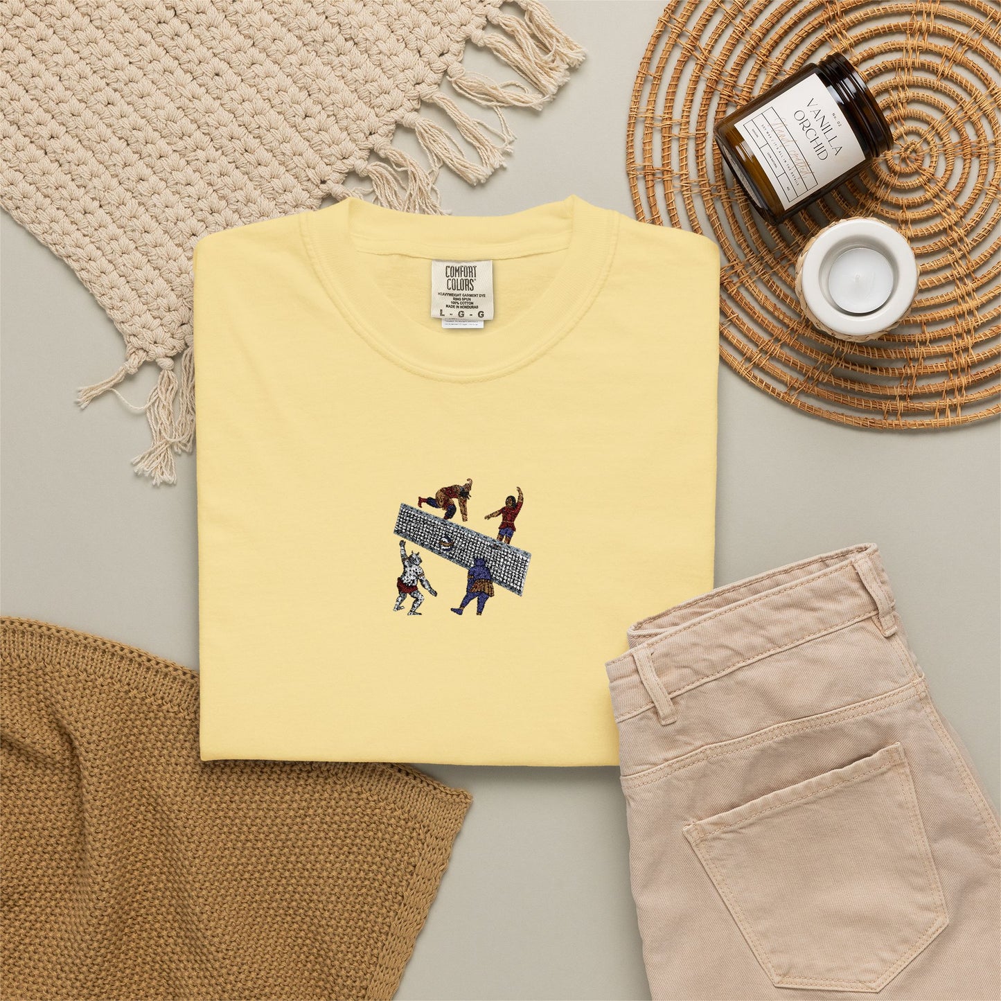 Shahnameh Legends Volleyball Graphic T-Shirt – Persian Miniature Art Tee