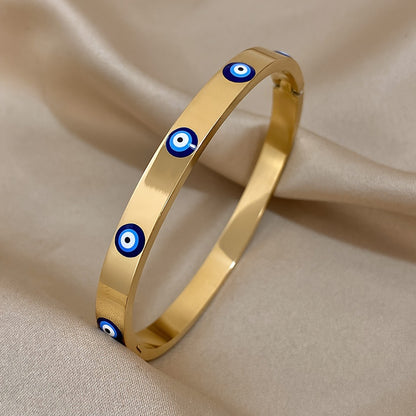Bracelet Nazar Gold Aura Link