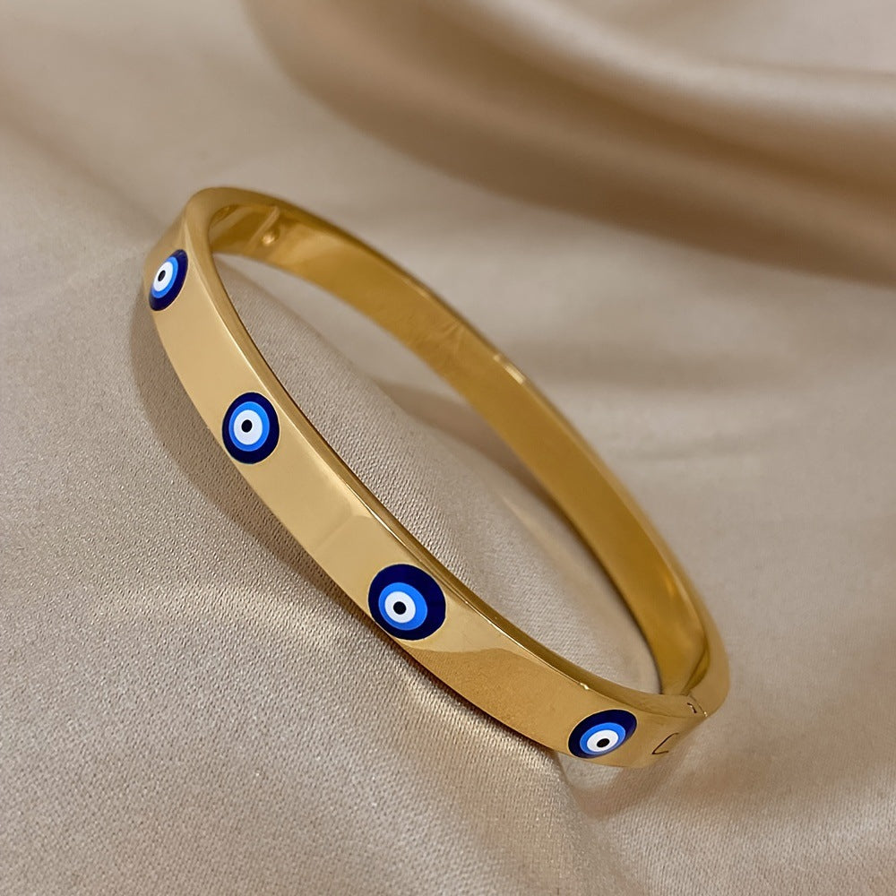 Bracelet Nazar Gold Aura Link